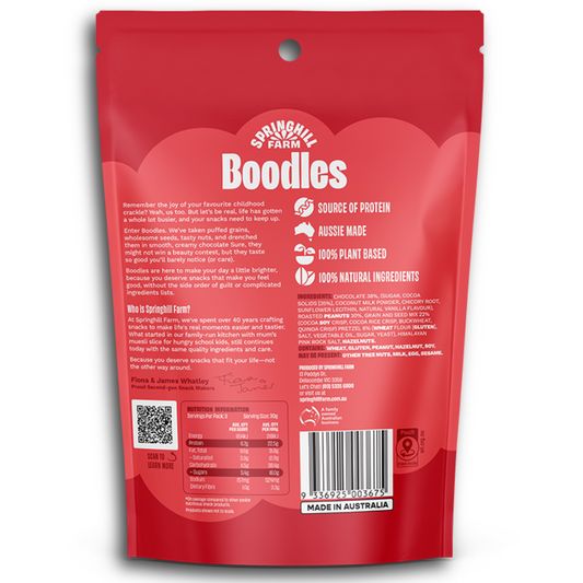 Boodles - Peanut & Pretzel (90g x 10 Pouch Packs)