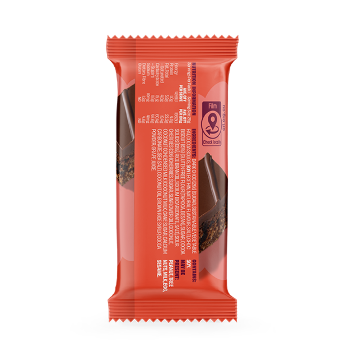 Sour Cherry & Dark Chocolate Slice Bulk Carton