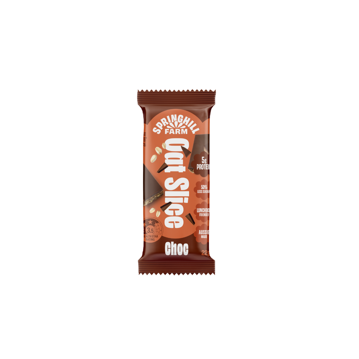 Choc Oat Slice Bar (5 pack x 8)