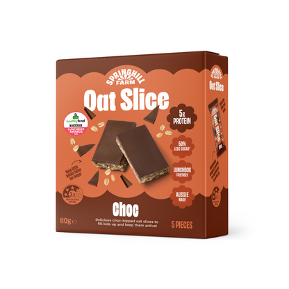 Choc Oat Slice Bar (5 pack x 8)