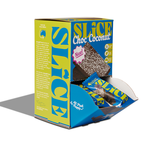 Choc Coconut SLICE SFP - Shipper