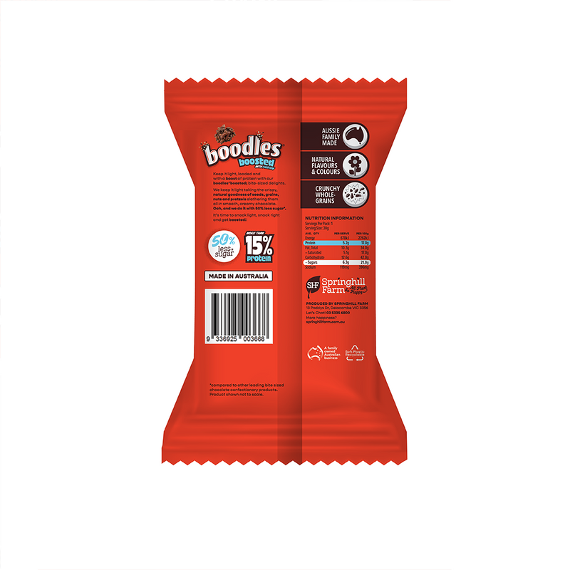 boodles boosted Peanut & Pretzel 30g OTG Pack - Wholesale