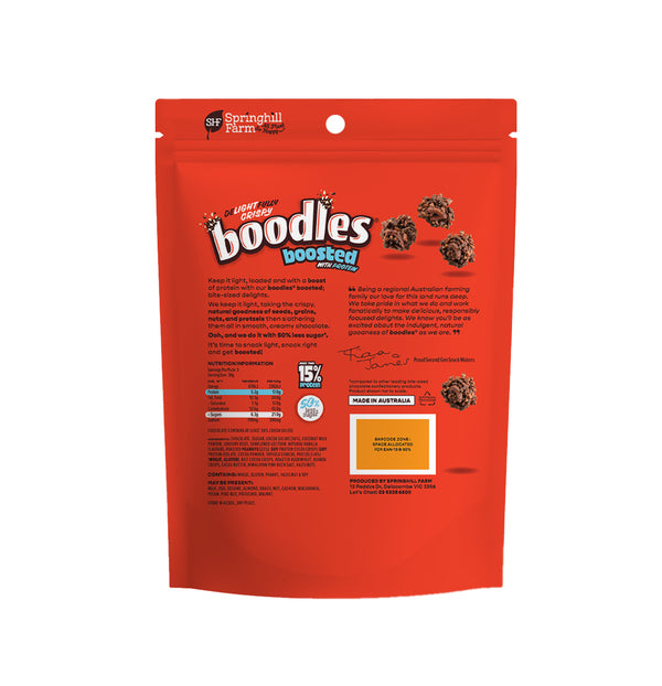 boodles boosted Peanut & Pretzel 90g Pouch Pack - Wholesale