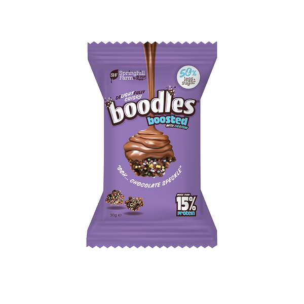 boodles boosted Chocolate Speckle 30g OTG Pack - Wholesale