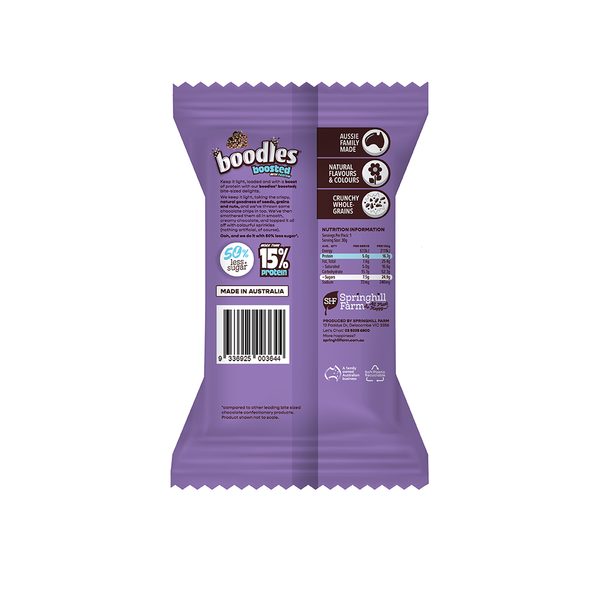 boodles boosted Chocolate Speckle 30g OTG Pack - Wholesale