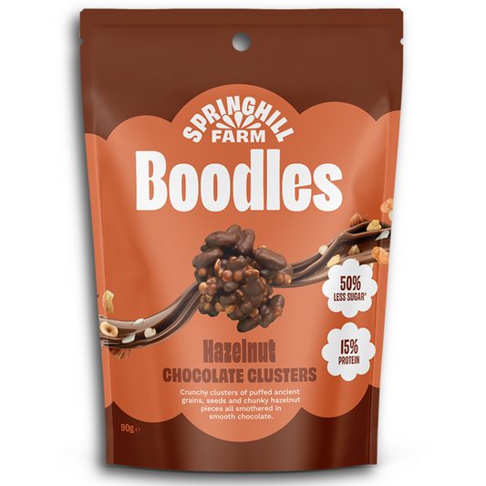 boodles Chocolate and Hazelnut (90g x 10 Pouch Packs)