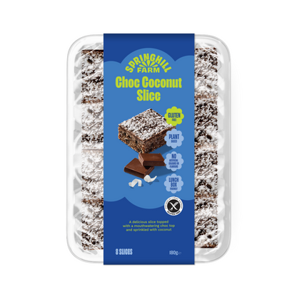 Choc Coconut Slice (Bakery Tray x 12)