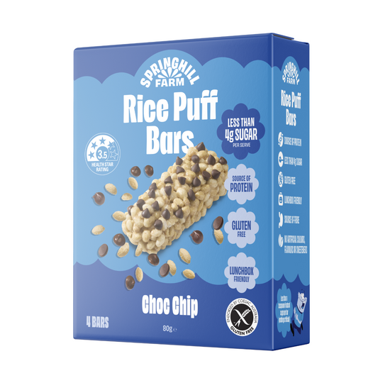 Rice Puff Bars - Choc Chip (4 pack x 6)