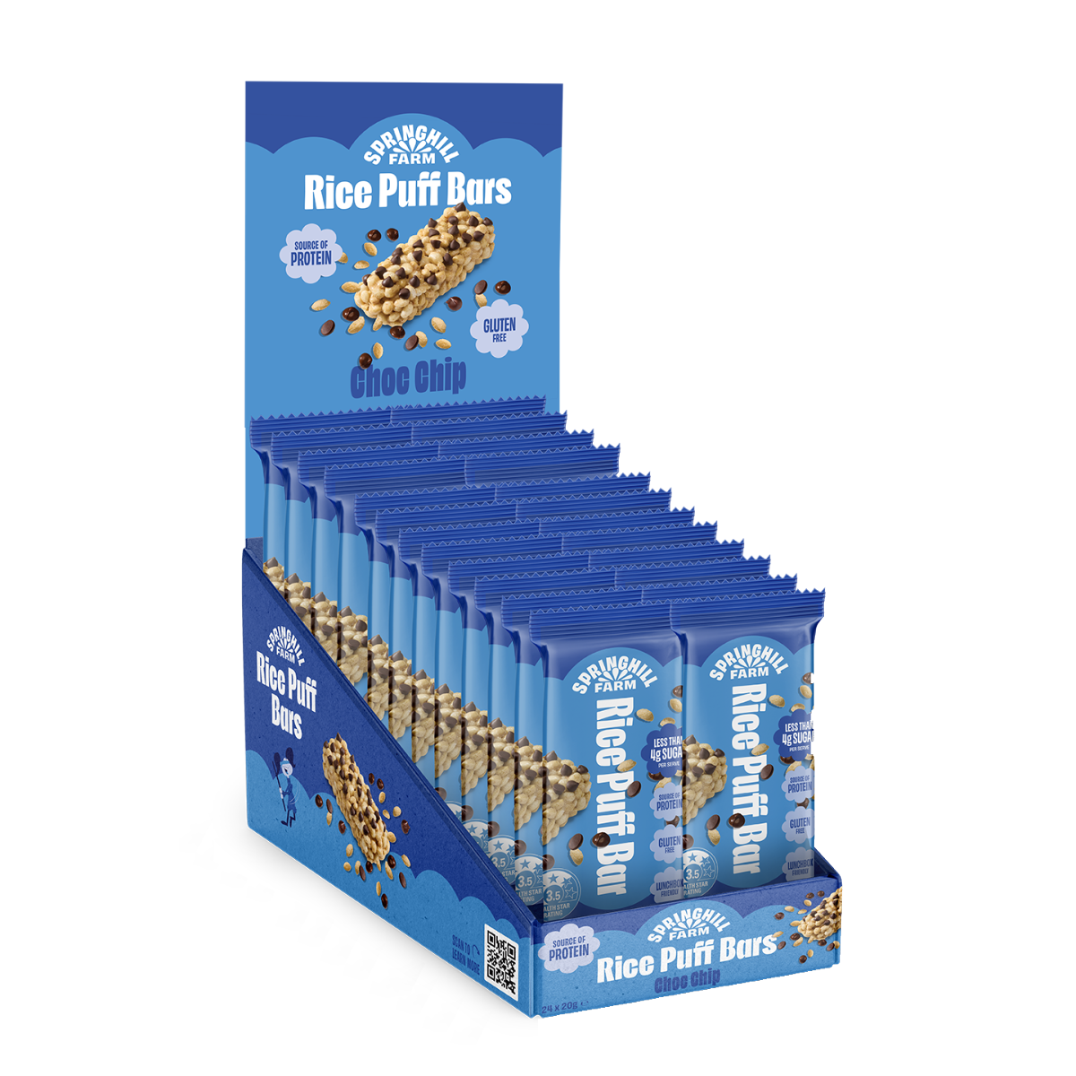 Rice Puff Bars - Choc Chip (20g x 24)