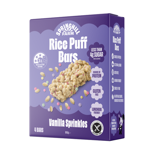 Rice Puff Bars -  Vanilla (4 pack x 6)