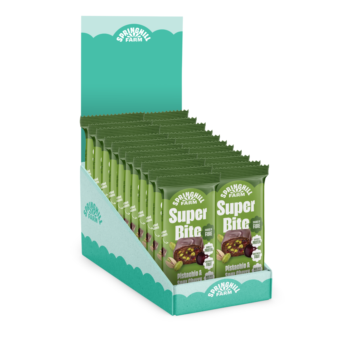 Super Bite - Pistachio & Sour Cherry (40g x 22)