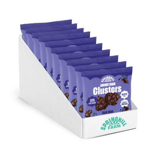 Ancient Grain Cluster - Hazelnut & Blueberry  (40g x 10)