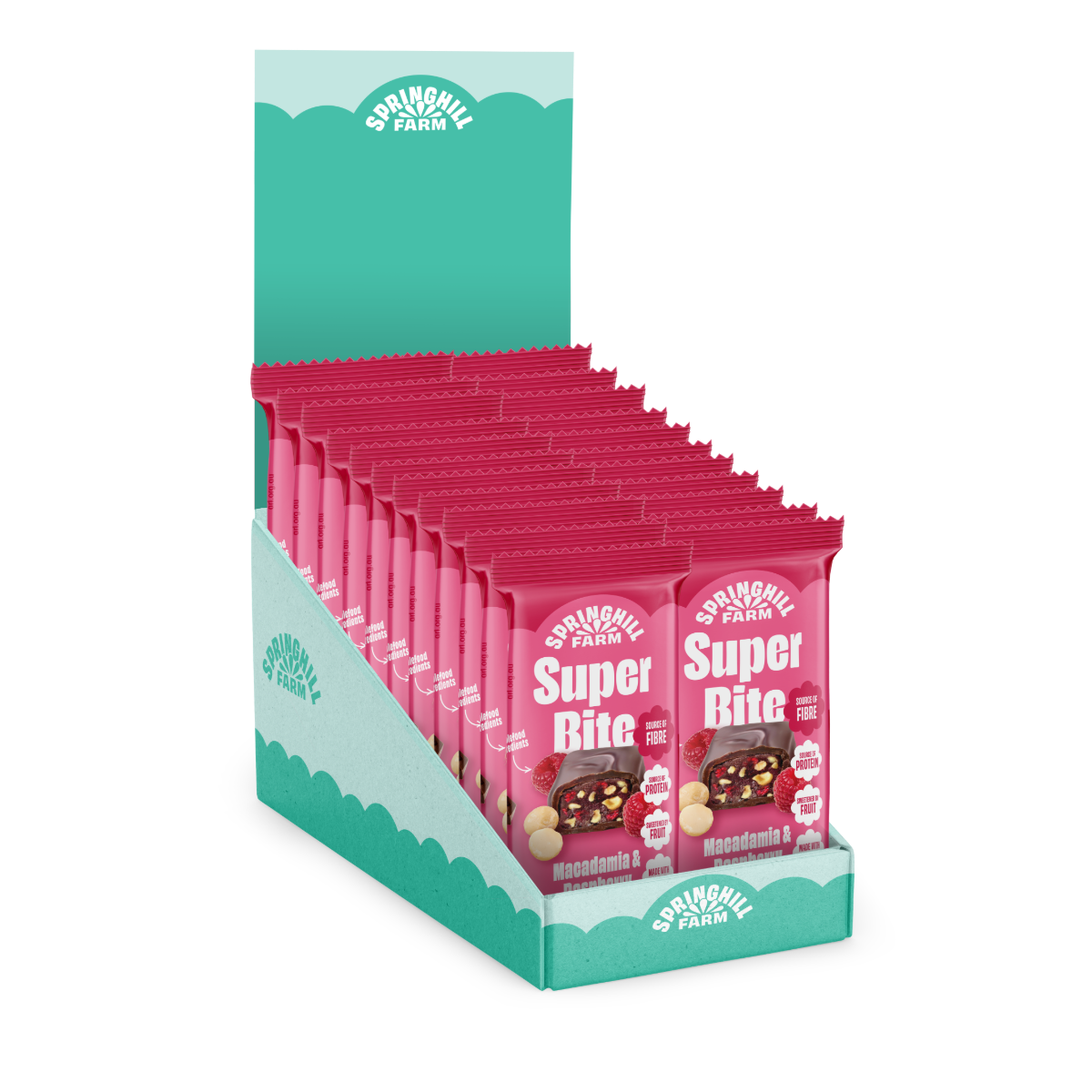 Super Bite - Macadamia & Raspberry (40g x 22)