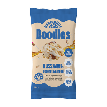 boodles Healthy Clusters - Coconut and Almond (30g x 22 Bags)
