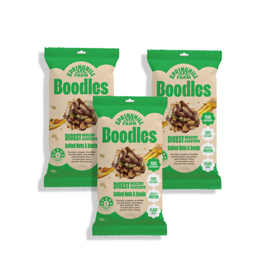 boodles Healthy Clusters - Salted Nuts and Seeds (30g) Bulk Carton