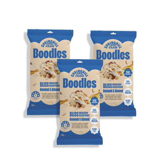 boodles Healthy Clusters - Coconut and Almond (30g) Bulk Carton