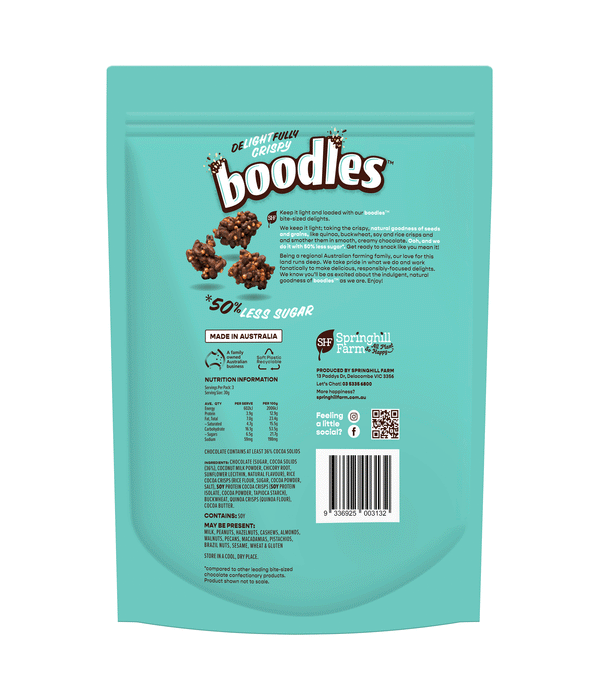 boodles Chocolate 90g Pouch Pack - Wholesale