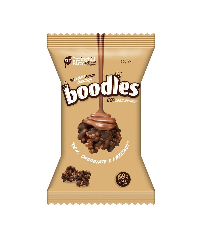 boodles Chocolate and Hazelnut 30g On The Go - Wholesale
